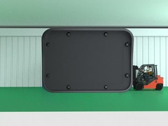 24.150 GHZ βιομηχανικός αισθητήρας πόρτας / ανιχνευτής ραντάρ κίνησης μικροκυμάτων με δύο ρελέ