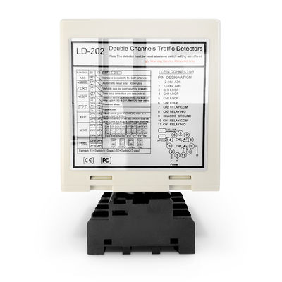 Δύο κανάλια ανιχνευτής βρόχων οχημάτων ανιχνευτής μετάλλων για σύστημα στάθμευσης με φραγμούς