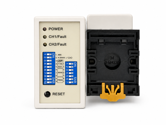 Dual Channel Loop Detector for Parking Entrance & Exit with Vehicle Direction Recognition